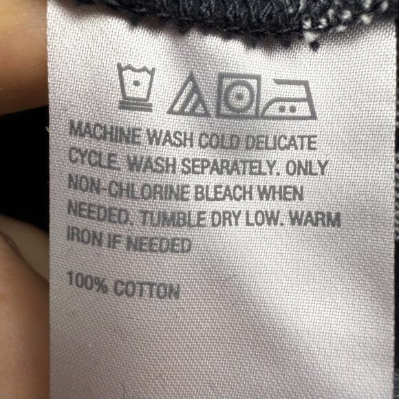 QVC LOGO Linens by Lori Goldstein Knit Dress with Crochet Womens XS Black - Picture 7 of 11